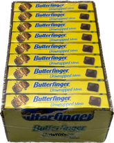 Butterfinger Unwrapped Mini Movie Theater Movie Box Each Unit 8 oz Quantity 9 Units Per Case Sweet Browse at UsaCandyWholesale.Com